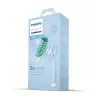 Escova de dentes elétrica sónica Philips HX3651/12 — modo suave, bateria de iões de lítio integrada, 1 cabeça de escova, branco/azul