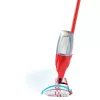 Mopa VILEDA Spray Max Microfibra Seco & Húmido — cabeça de plástico, depósito de água 0,6 l, antibacteriana, branco/vermelho