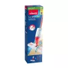 Mopa VILEDA Spray Max Microfibra Seco & Húmido — cabeça de plástico, depósito de água 0,6 l, antibacteriana, branco/vermelho
