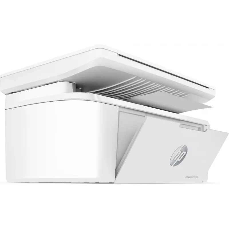 Impressora laser multifunções HP LaserJet MFP M140w — Mono, 20 ppm, 600×600 DPI, A4, Wi‑Fi, Ethernet, Branco