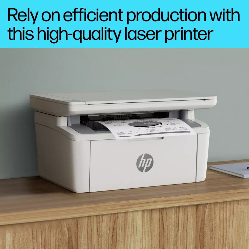 Impressora laser multifunções HP LaserJet MFP M140w — Mono, 20 ppm, 600×600 DPI, A4, Wi‑Fi, Ethernet, Branco