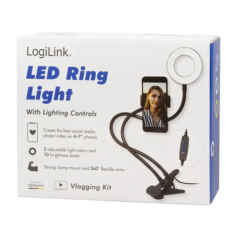 Anel de iluminação LogiLink AA0150 24 LED