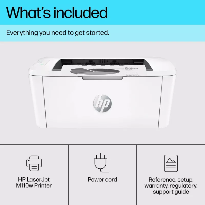 Impressora HP LaserJet M110w, Laser, 600 x 600 DPI, A4, 20 ppm, Com capacidade de rede, Branco