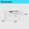 Impressora HP LaserJet M110w, Laser, 600 x 600 DPI, A4, 20 ppm, Com capacidade de rede, Branco