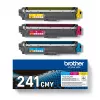 Multipack de toner Brother TN241CMY 2200 páginas Ciano Magenta Amarelo