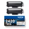 Toner Brother TN2420 TWIN-Pack 3000 páginas Preto