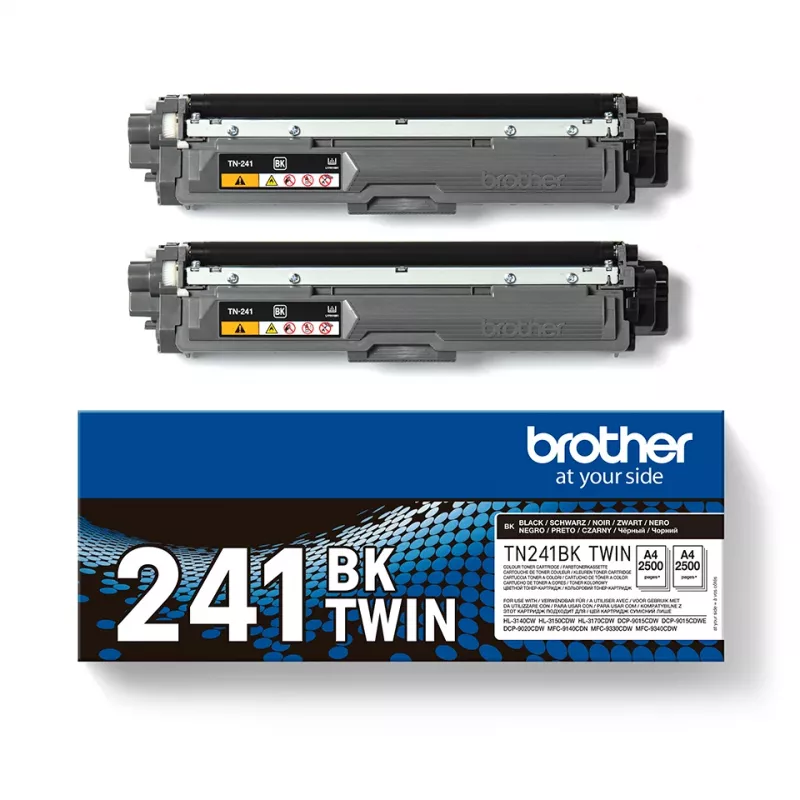 Brother TN-241BKTWIN toner em embalagem dupla, preto, 2 x 2500 páginas