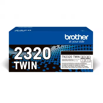 Tinteiro Brother TN-2320TWIN 2600 páginas Preto