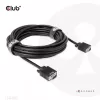 Club 3D CAC-1710 cabo VGA HD-15 macho/macho, bidirecional, 10 m, 1080p, preto