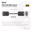 Cabo VGA bidirecional M/M 3 m 28AWG CLUB3D CAC-1703