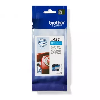 Tinteiro Brother LC427C, 1 unid. original capacidade standard ciano