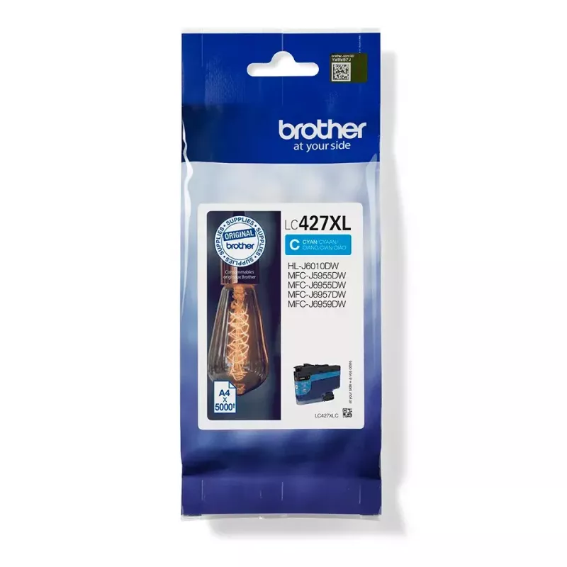 Tinteiro Brother LC-427XLC 1 unid. original alta capacidade (XL) ciano