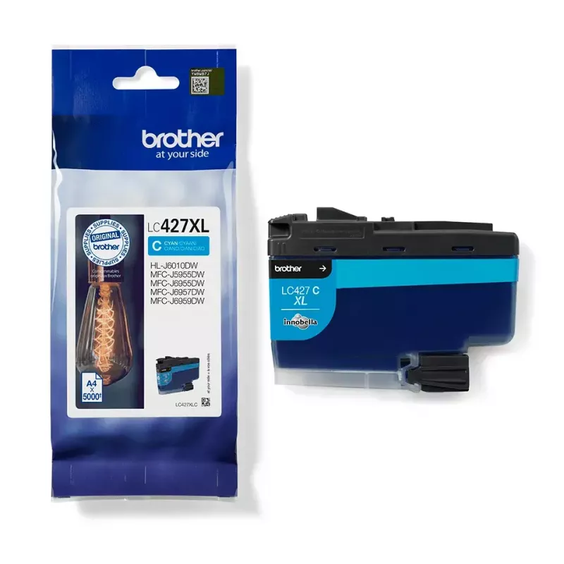 Tinteiro Brother LC-427XLC 1 unid. original alta capacidade (XL) ciano