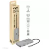 Hub USB Gen1 Type-C 9 em 1 CLUB3D com HDMI, VGA, 2x USB Gen1 Type-A, RJ45, slots para cartões SD/Micro SD e conector fêmea USB Gen1 Type-C