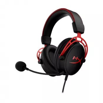 Headset de gaming HyperX Cloud Alpha (preto-vermelho)