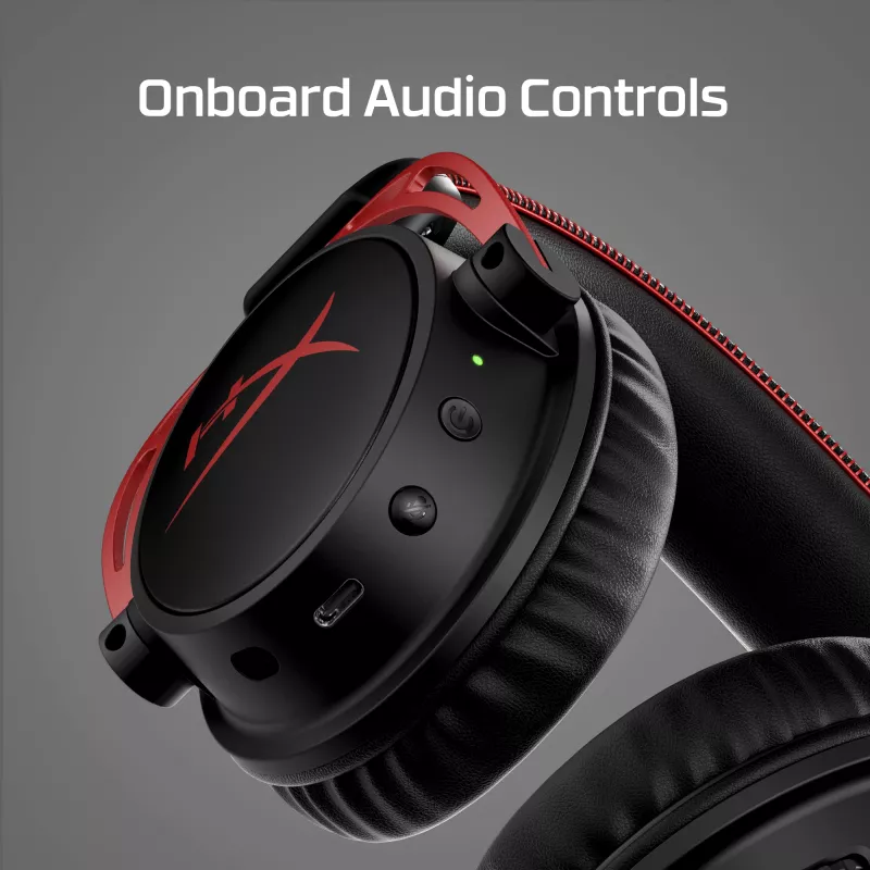 Headset de gaming HyperX Cloud Alpha (preto-vermelho)