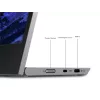 Monitor Lenovo L15 15,6 polegadas LED IPS Full HD 1920×1080, 60 Hz, 14 ms, 250 cd/m², USB-C PD 65 W, VESA, altura ajustável