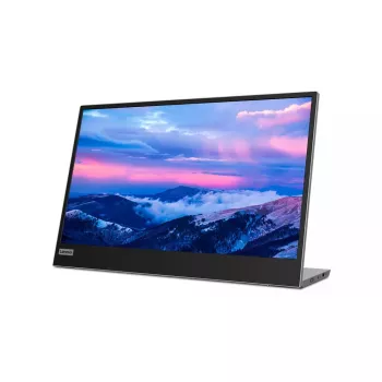 Monitor Lenovo L15 15,6 polegadas LED IPS Full HD 1920×1080, 60 Hz, 14 ms, 250 cd/m², USB-C PD 65 W, VESA, altura ajustável