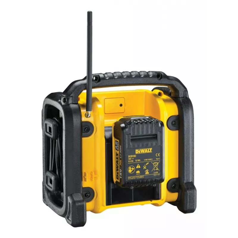 Rádio compacto sem fios Li-Ion DAB+/FM DEWALT – apenas aparelho