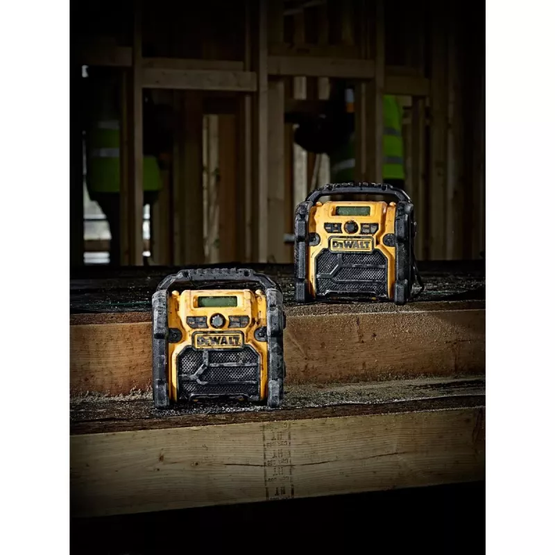 Rádio compacto sem fios Li-Ion DAB+/FM DEWALT – apenas aparelho