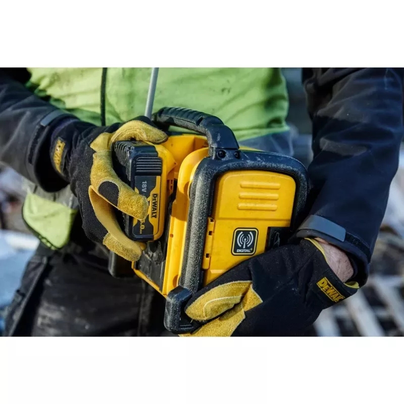 Rádio compacto sem fios Li-Ion DAB+/FM DEWALT – apenas aparelho