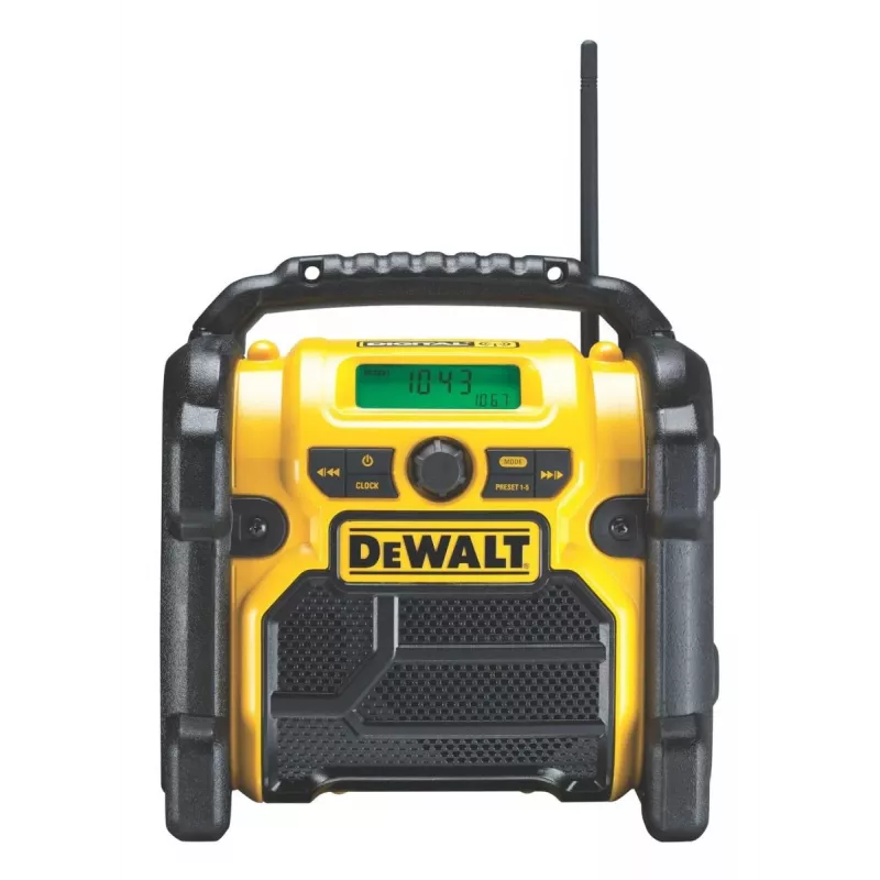 Rádio compacto sem fios Li-Ion DAB+/FM DEWALT – apenas aparelho