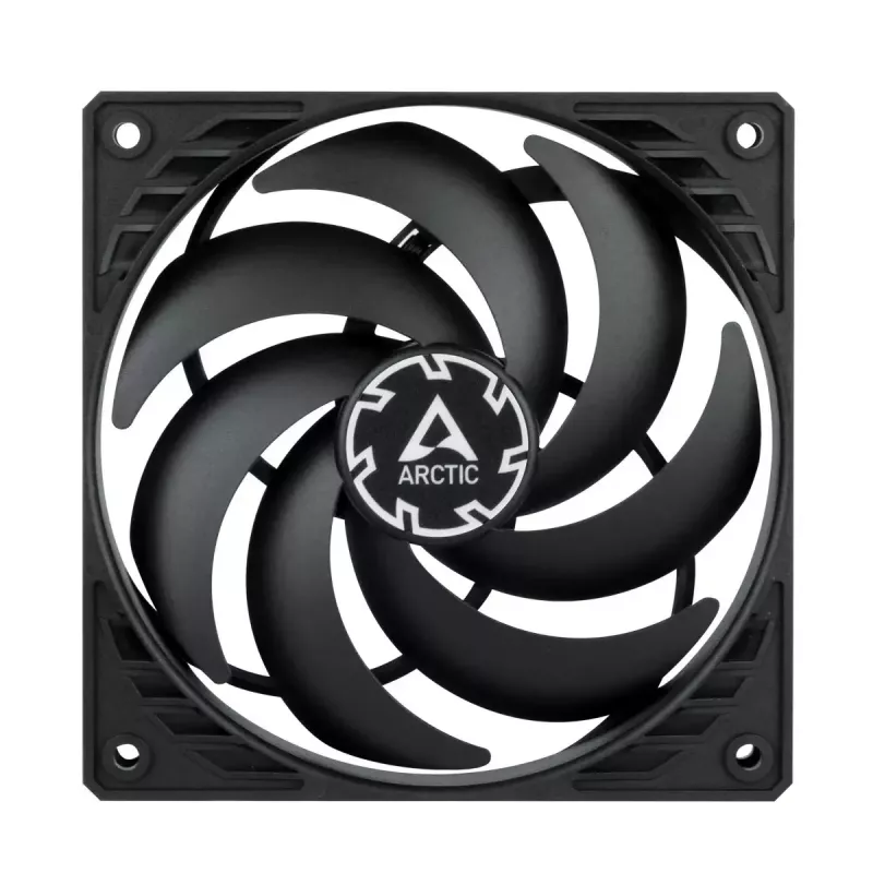 ARCTIC P12 Slim PWM PST ventoinha de caixa 120 mm, pack de 3, preta