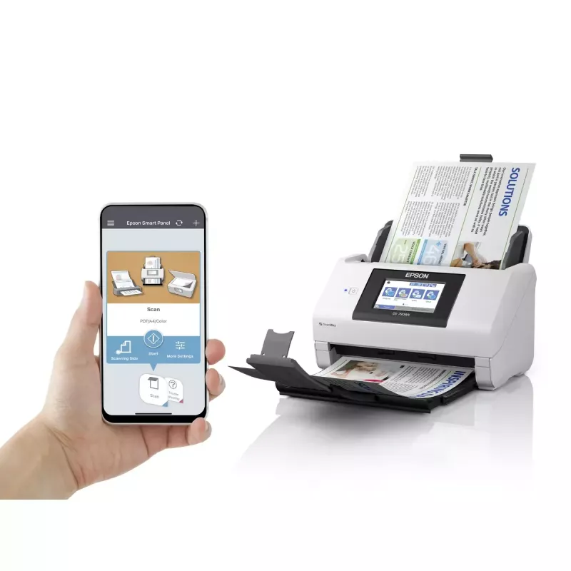 Digitalizador de alimentação Epson WorkForce DS-790WN 600 x 600 DPI A4 preto, branco