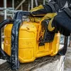 Rádio portátil DeWALT DCR029-QW DAB FM, alimentação por rede/CC, Bluetooth, função de carregamento USB, ecrã, preto/amarelo