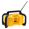Rádio portátil DeWALT DCR029-QW DAB FM, alimentação por rede/CC, Bluetooth, função de carregamento USB, ecrã, preto/amarelo