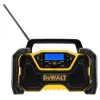 Rádio portátil DeWALT DCR029-QW DAB FM, alimentação por rede/CC, Bluetooth, função de carregamento USB, ecrã, preto/amarelo