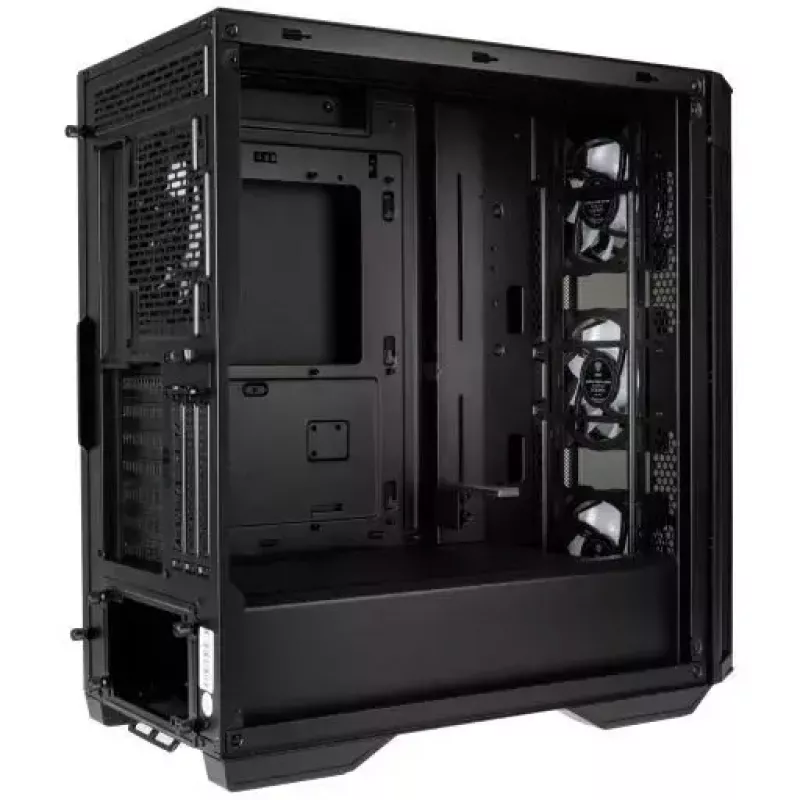 Caixa de PC Kolink Observatory Z Midi Tower — suporte ATX, 3x120 mm à frente, 1x120 mm atrás, 245×465×495 mm, preta