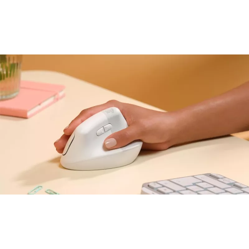 Rato ergonómico vertical Logitech Lift RF sem fios + Bluetooth