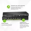 Zyxel GS1915-8EP Managed L2 Gigabit Ethernet (10/100/1000) Power over Ethernet (PoE) preto