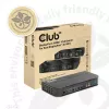 KVM Switch CLUB3D DisplayPort/HDMI para Dual DisplayPort 4K 60Hz