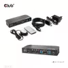 KVM Switch CLUB3D DisplayPort/HDMI para Dual DisplayPort 4K 60Hz