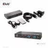 KVM Switch CLUB3D DisplayPort/HDMI para Dual DisplayPort 4K 60Hz