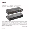 KVM Switch CLUB3D DisplayPort/HDMI para Dual DisplayPort 4K 60Hz
