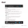 KVM Switch CLUB3D DisplayPort/HDMI para Dual DisplayPort 4K 60Hz