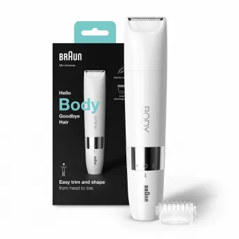 Aparador de barba e corpo Braun BS1000, branco