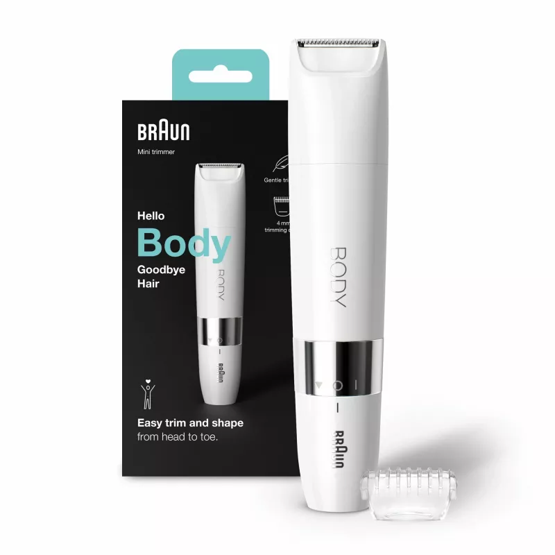 Aparador de barba e corpo Braun BS1000, branco