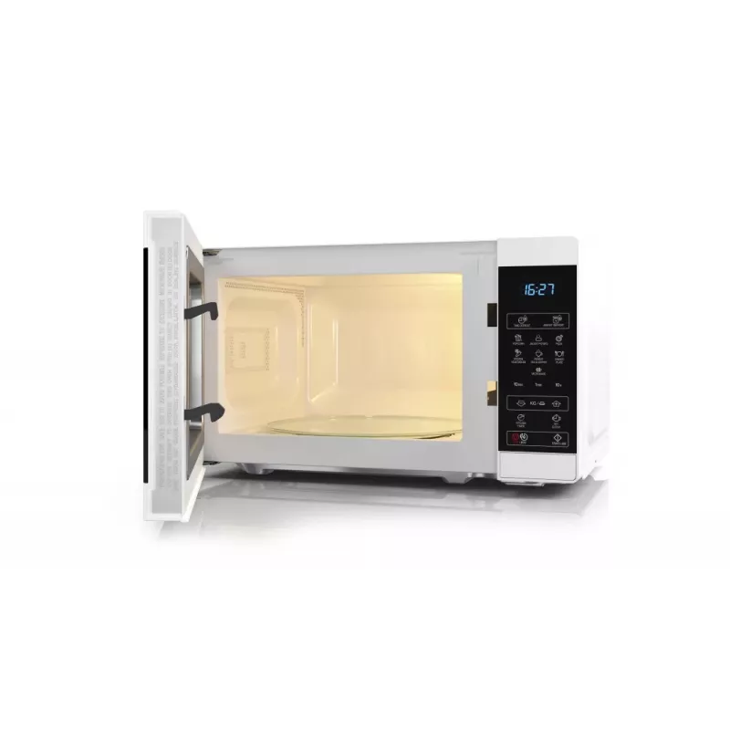 Micro-ondas Sharp YC-MS02E-W preto, branco micro-ondas solo de bancada 20 L 800 W