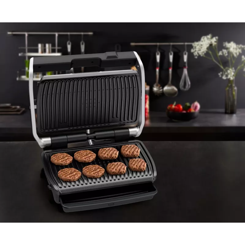 Grelhador de contacto Tefal OptiGrill Elite XL GC760D aço inoxidável 2200W