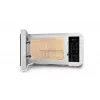 Micro-ondas Sharp YC-MG02E-W azul, branco de bancada 20 L 800 W