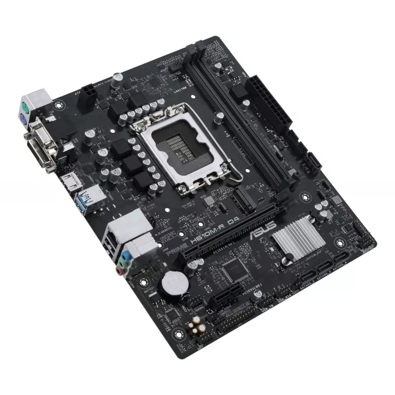 Placa-mãe ASUS PRIME H610M-R D4 — Intel H610, LGA 1700, Micro ATX, DDR4, 2 DIMM (até 64 GB), M.2 & SATA III, USB Type-A