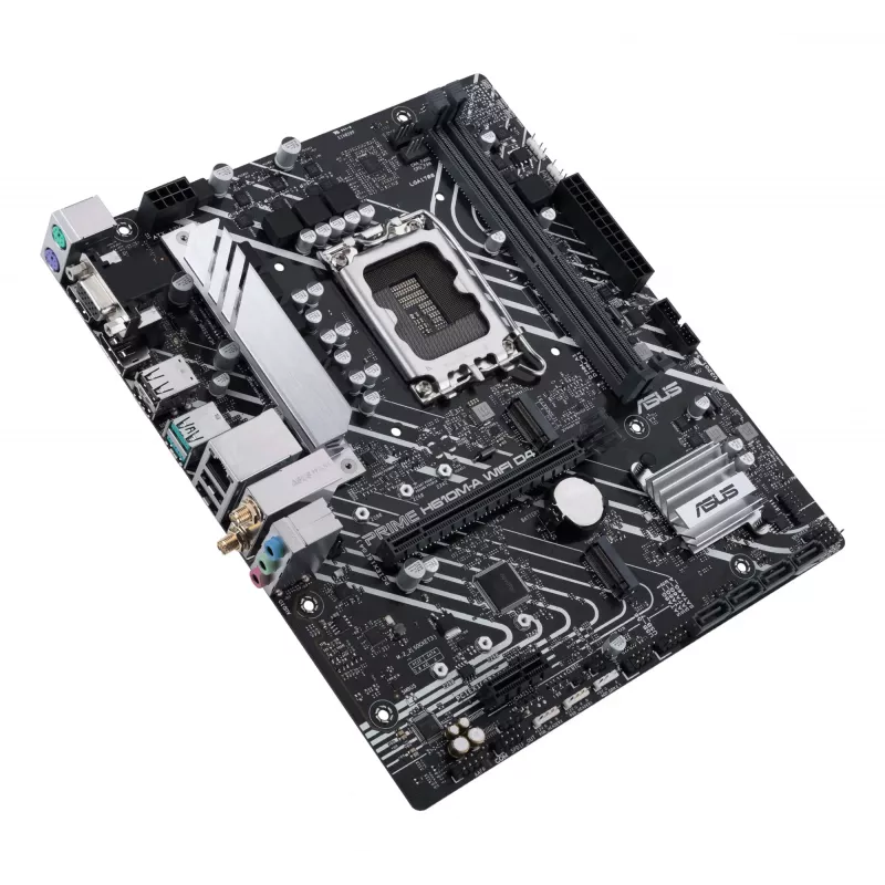 Placa-mãe ASUS PRIME H610M-A WIFI D4 — Intel H610, LGA1700, micro ATX, DDR4, 2x DIMM, Wi‑Fi 5, Bluetooth 5.0, 2x M.2, HDMI 2.1, DP 1.4