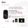 Carregador de viagem CLUB3D 65W tecnologia GAN, porta única USB Type-C, suporte Power Delivery (PD) 3.0