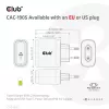 Carregador de viagem CLUB3D 65W tecnologia GAN, porta única USB Type-C, suporte Power Delivery (PD) 3.0