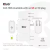 Carregador de viagem CLUB3D 65W tecnologia GAN, porta única USB Type-C, suporte Power Delivery (PD) 3.0
