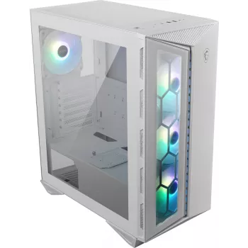 Caixa para PC gaming MSI MPG GUNGNIR 110R branca Midi Tower